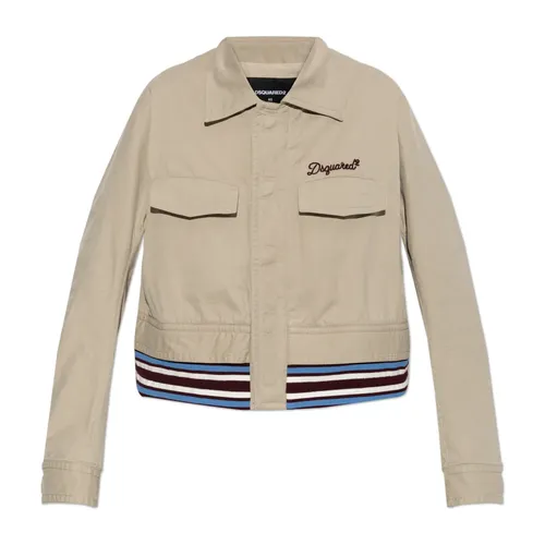 The Cotton Loose-Fit Jacket - Dsquared2 - Modalova