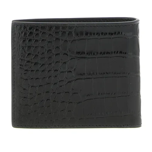 Crocodile Bi-fold Wallet - Tom Ford - Modalova