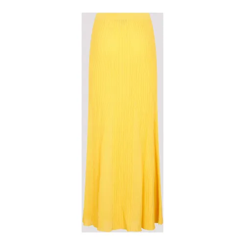 Yellow Wool Eula Skirt - Gabriela Hearst - Modalova