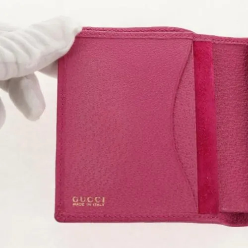 Pre-owned Suede Wallet - Gucci Vintage - Modalova