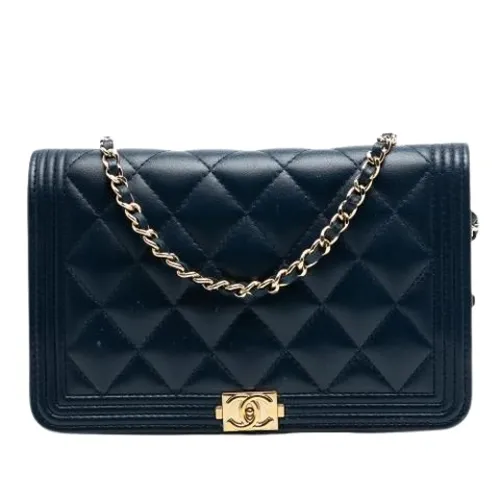 Pre-owned Leather Crossbody Bag - Chanel Vintage - Modalova