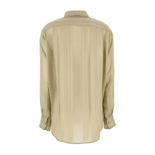 Khaki Silk Shirt - Stella McCartney - Modalova
