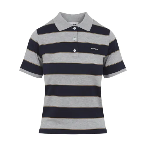 Cotton Polo - Miu Miu - Modalova