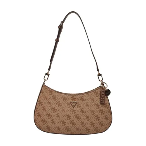 Plain Zip Fastening Bag with Multiple Pockets - Guess - Modalova