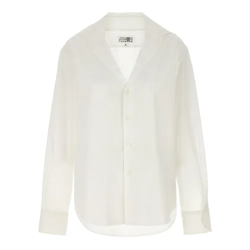 V-Neck Shirt - MM6 Maison Margiela - Modalova
