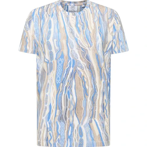 Knit-Effect T-Shirt - Carlo Colucci - Modalova