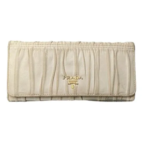 Pre-owned Leather Wallet - Prada Vintage - Modalova