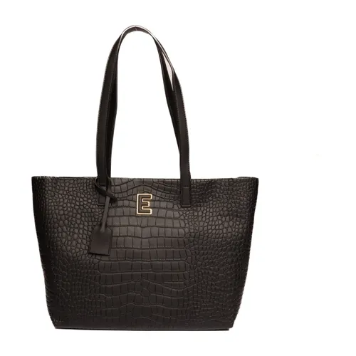 Stylish Horizontal Tote Bag - Ermanno Scervino - Modalova