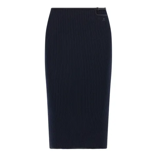 Loop Rib Knit Skirt - Courrèges - Modalova