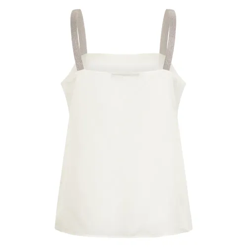 Silk Sleeveless Top - Fabiana Filippi - Modalova