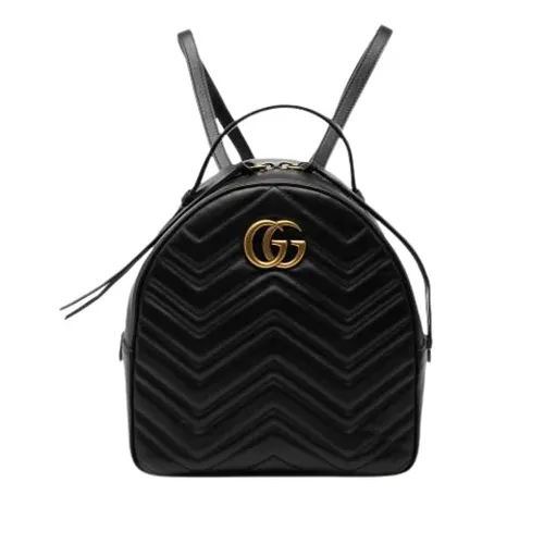 Pre-owned Leather Backpack - Gucci Vintage - Modalova