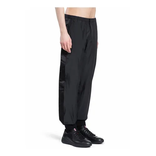 Silk Tec Sweatpants - Prada - Modalova