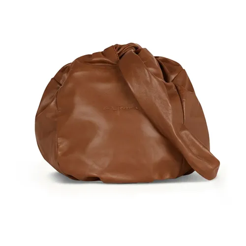 Sack L, large henna leather bag - Cortana - Modalova