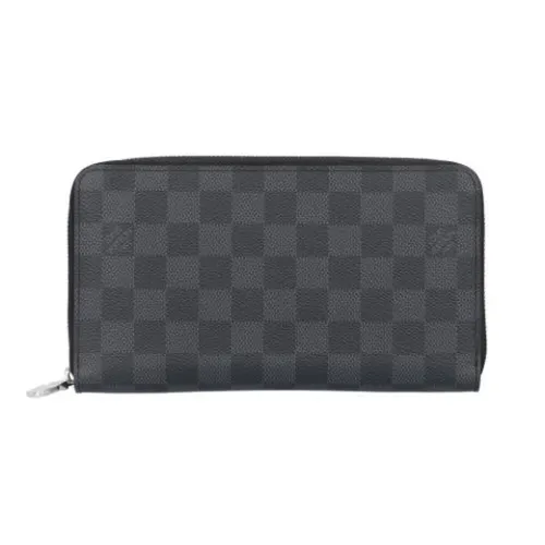 Pre-owned Damier Graphite Long Wallet - Louis Vuitton Vintage - Modalova