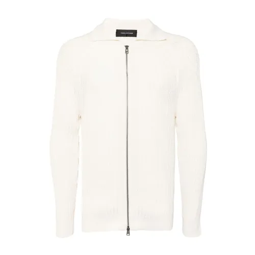 Zip-up cardigan - Tagliatore - Modalova