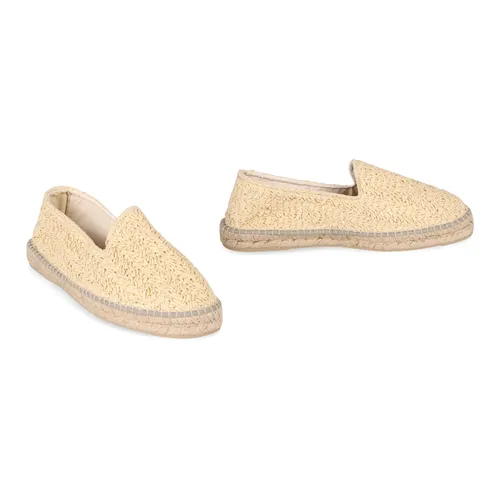 Raffia Espadrilles Round Toeline Rubber - Manebí - Modalova
