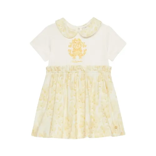 Floral Monogram Dress - Roberto Cavalli - Modalova