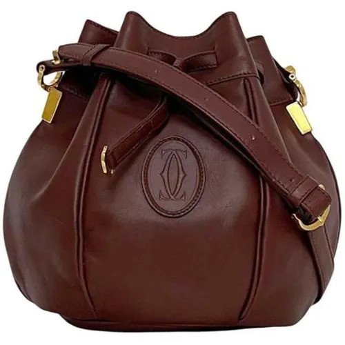 Borsa a Secchiello in Pelle Pre-owned - Cartier Vintage - Modalova