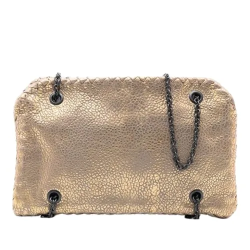 Pre-owned Leather Shoulder Bag - Bottega Veneta Vintage - Modalova