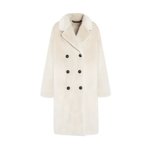 Oversized Double-Breasted Coat - Gimo's - Modalova