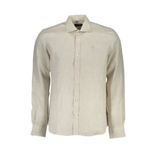Beige Linen Men Shirt - North Sails - Modalova