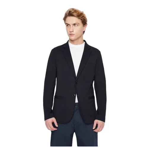 Single-breasted Blazer - Armani Exchange - Modalova