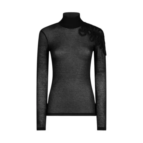 Turtleneck with Appliqués - Dondup - Modalova