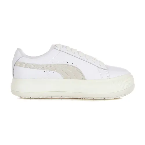 White Suede Low-Top Sneaker - Puma - Modalova