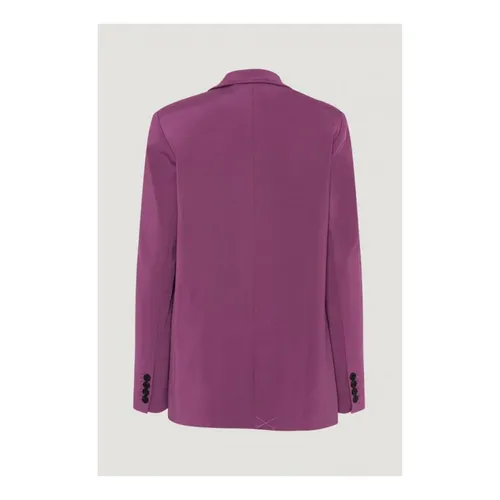 Single-Breasted Viscose Jacket - Remain Birger Christensen - Modalova