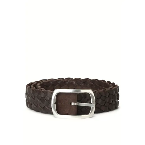 Woven Leather Belt - Orciani - Modalova