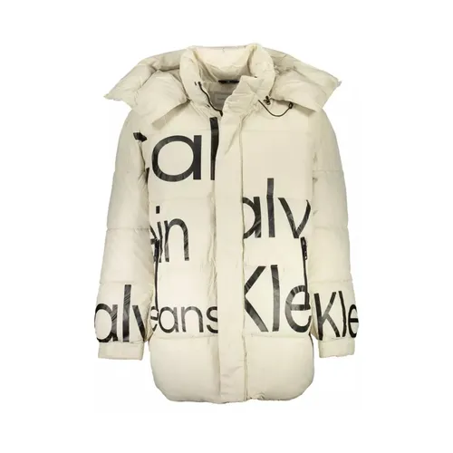 Beige Polyester Jacket - Calvin Klein - Modalova