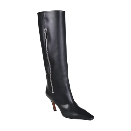Mona Zip Boot 80 - Amina Muaddi - Modalova