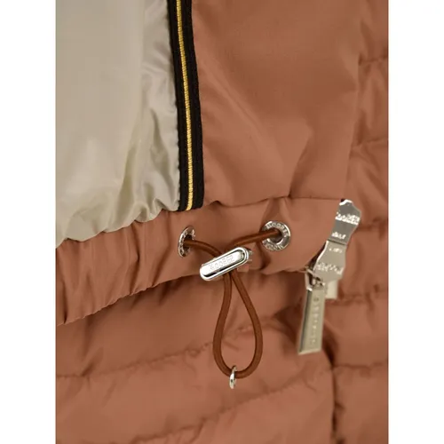 Front Zip Round Neck Jacket - Moorer - Modalova