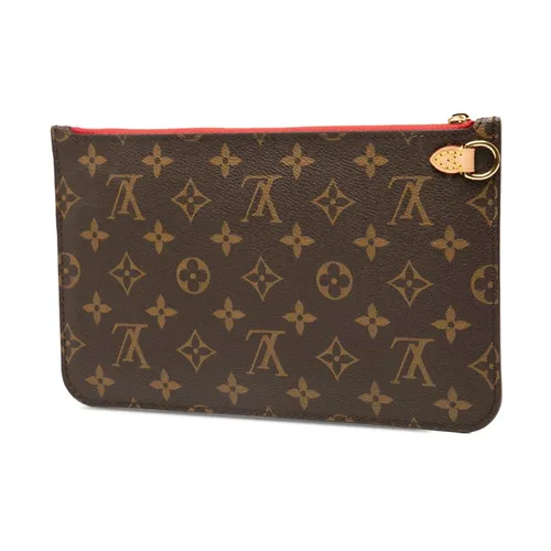 Pre-owned Printed Flat Pouch - Louis Vuitton Vintage - Modalova
