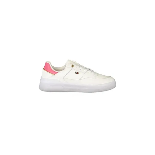 White Polyester Sneakers Modern Style Comfort - Tommy Hilfiger - Modalova