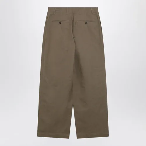 Relaxed Twill Trousers - TotêMe - Modalova