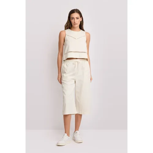Top Cropped con Inserti Traforati - Kocca - Modalova