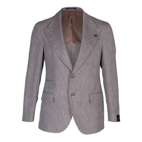 Herringbone Men's Jacket - Gabriele Pasini - Modalova