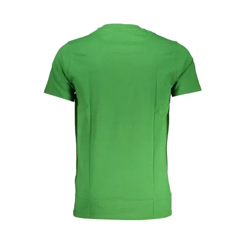 Green Tiger Graphic Crew Neck Tee - Cavalli Class - Modalova