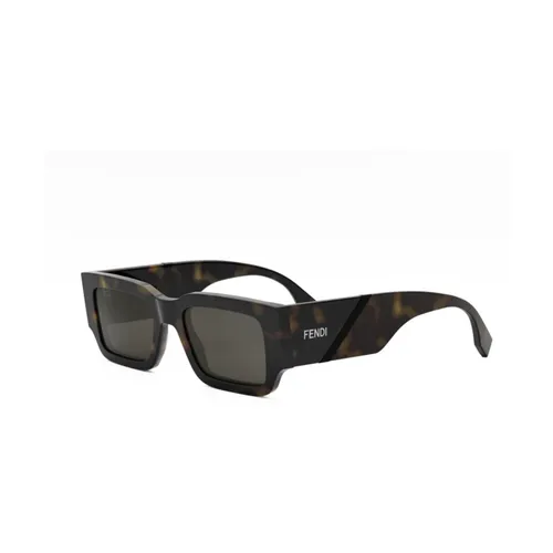 Diagonal Rectangular Sunglasses - Fendi - Modalova
