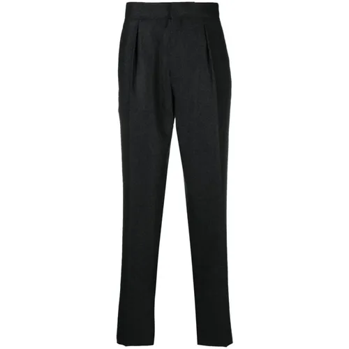 Wool Cashmere Trousers with Pockets - Zegna - Modalova