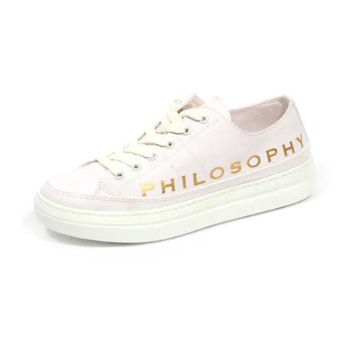 White Fabric Shoes - Philosophy di Lorenzo Serafini - Modalova