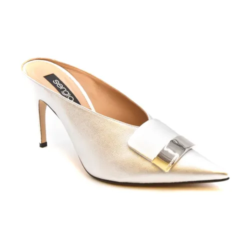 Low-Cut Leather Pumps - Sergio Rossi - Modalova