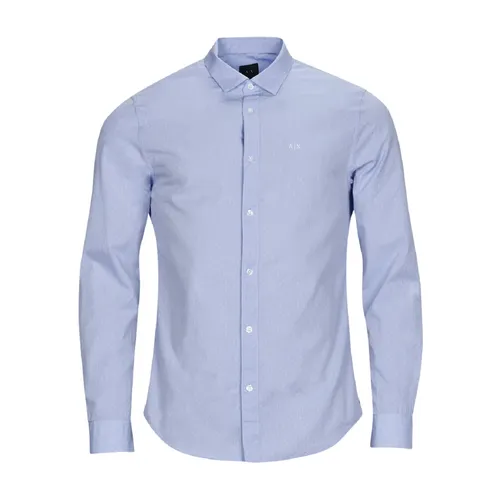 Blue Shirt - Armani Exchange - Modalova