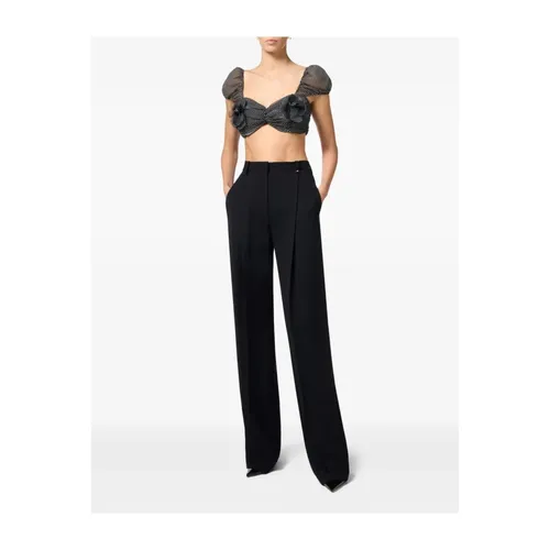 Polka Dot Print Top - Elisabetta Franchi - Modalova