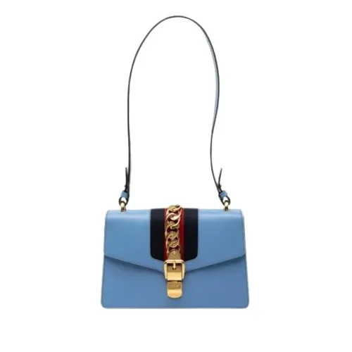 Pre-owned Leather Shoulder Bag - Gucci Vintage - Modalova