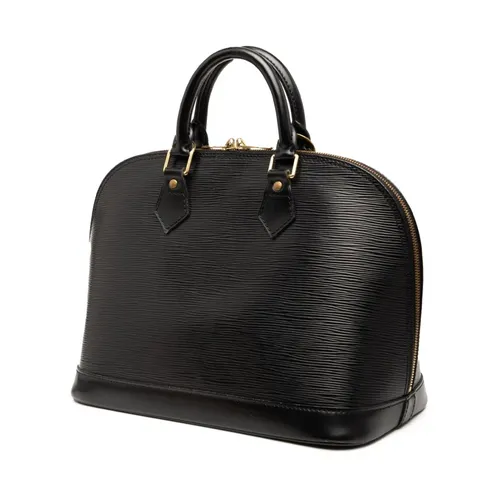 Pre-owned Leather Dome Satchel - Louis Vuitton Vintage - Modalova