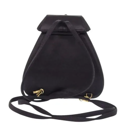 Pre-owned Satin Backpack - Gucci Vintage - Modalova