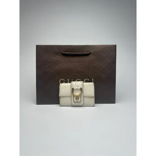 Pre-owned Leather Key-holder - Gucci Vintage - Modalova
