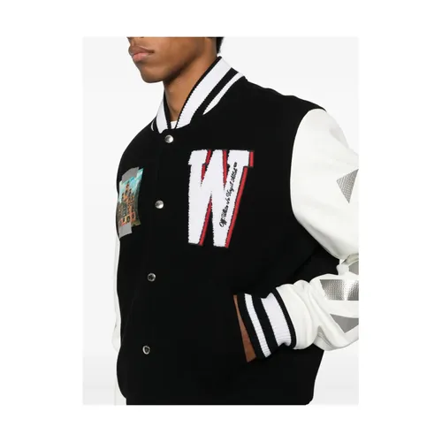 Leather Outerwear Off-white - Off White - Modalova